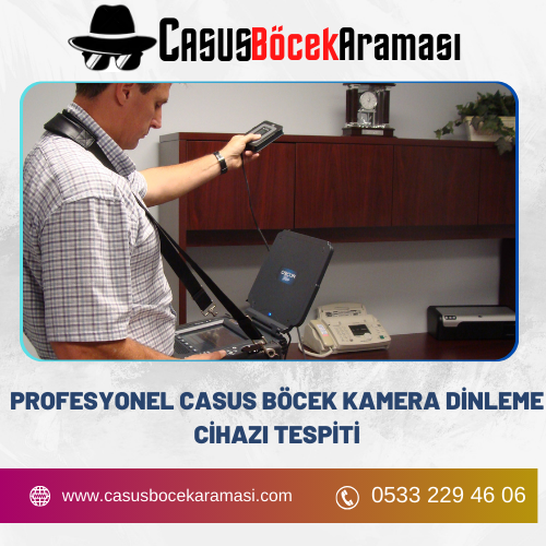 Profesyonel Casus Böcek Kamera Dinleme Cihazı Tespiti